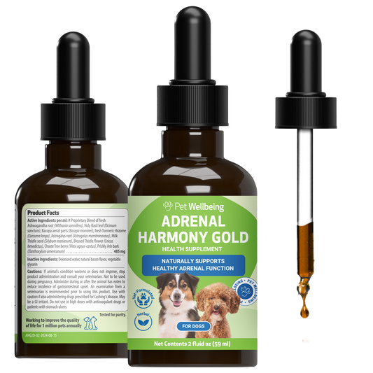 Adrenal Harmony Gold - Supports Healthy Cortisol Levels and Adrenal Function in Dogs